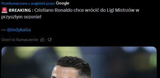 HIT! Tam podobno chciałby ''WRÓCIĆ'' Cristiano Ronaldo!